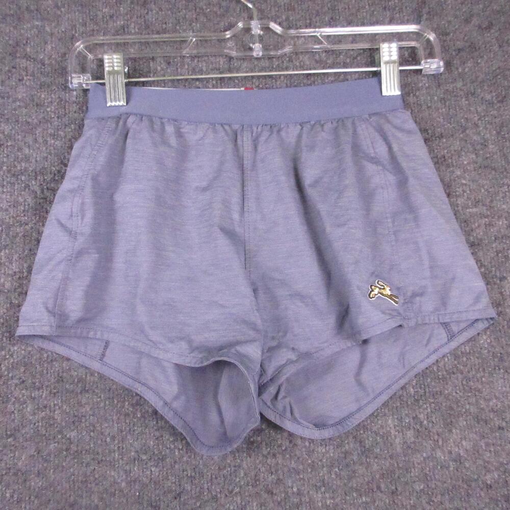 Tracksmith Shorts Womens XS Gray 3" Running Athletic Lined Zip Pocket Quick Dry